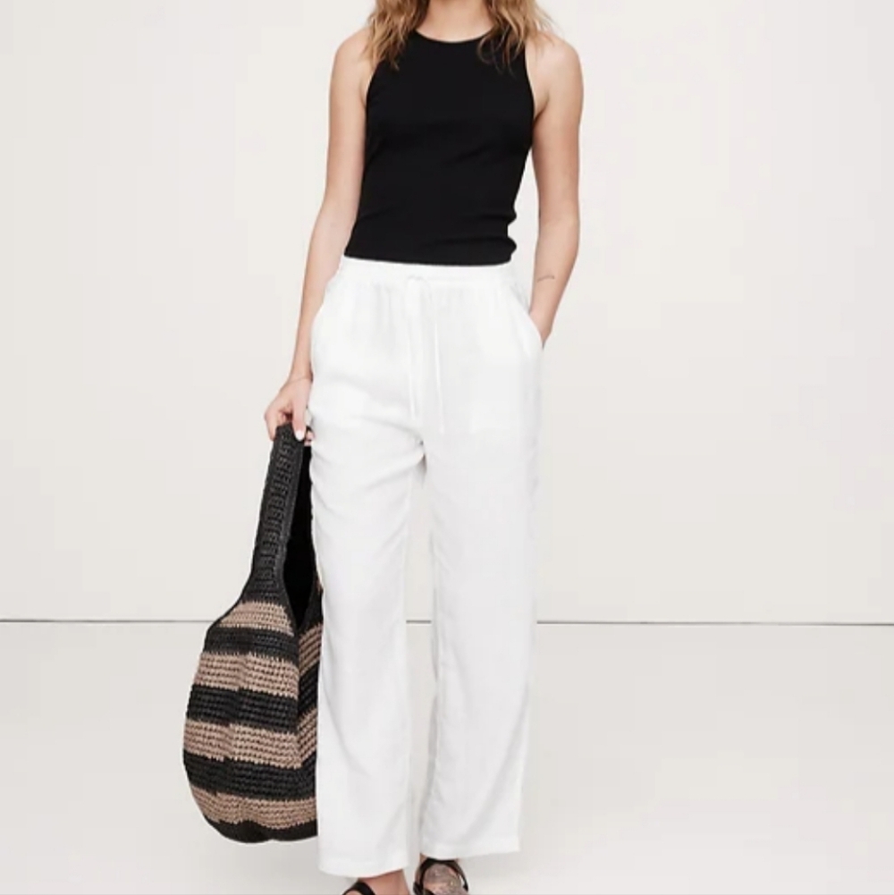 Banana Republic Linen Palazzo Pants